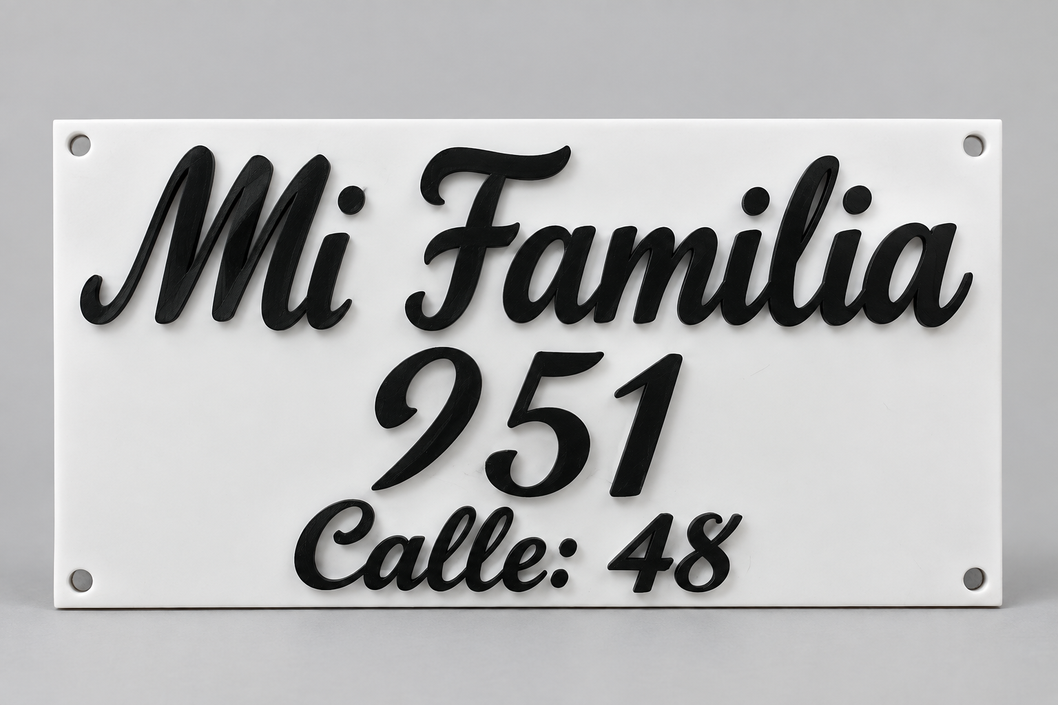 Carteles para tu hogar impresos en 3D