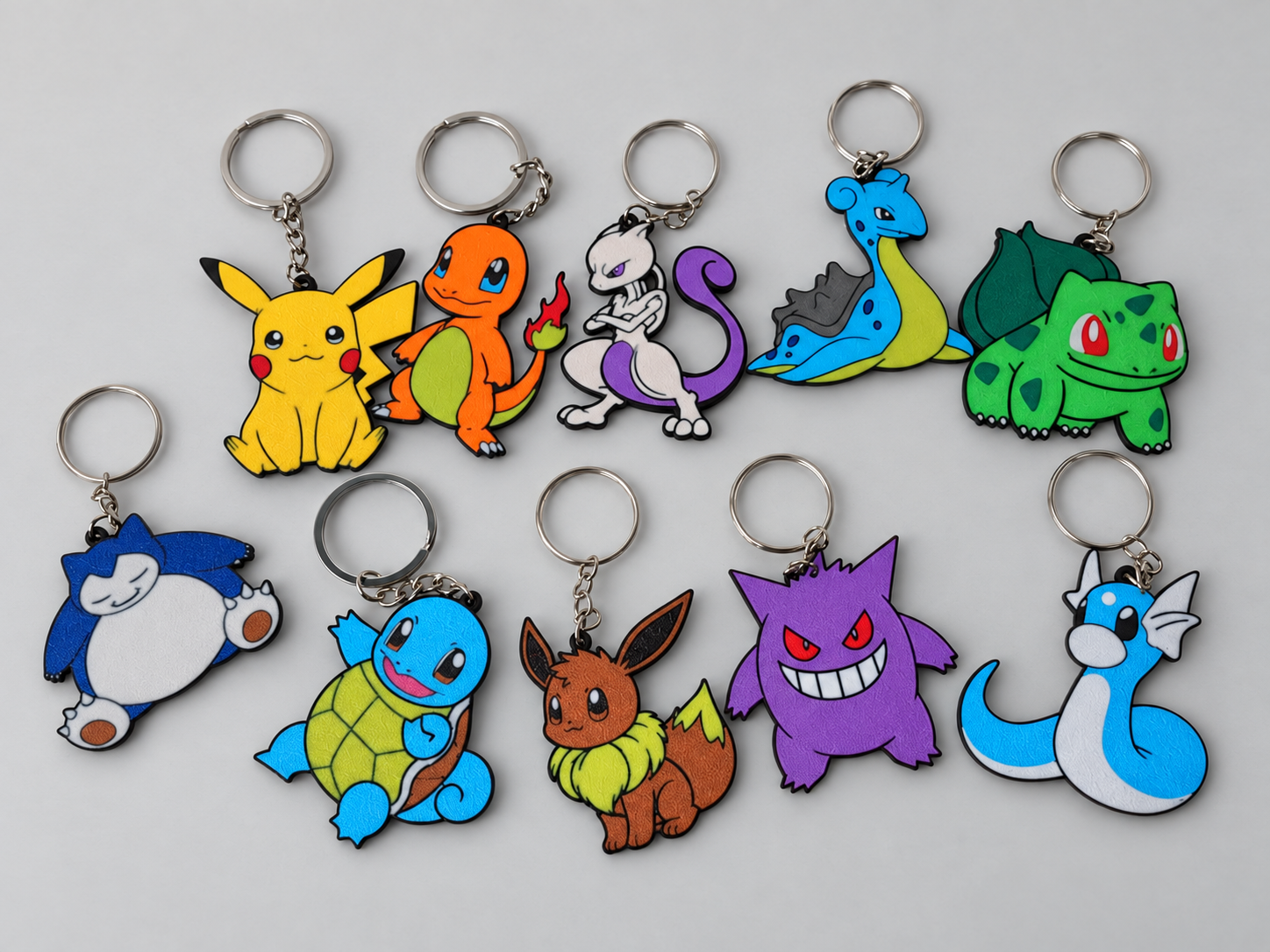 Llaveros Pokémon impresos en 3D